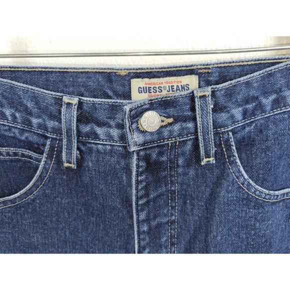 Vtg Guess‎ Jeans USA High Rise Mom Jeans 1050Lg Long sz 30 - Picture 3 of 8
